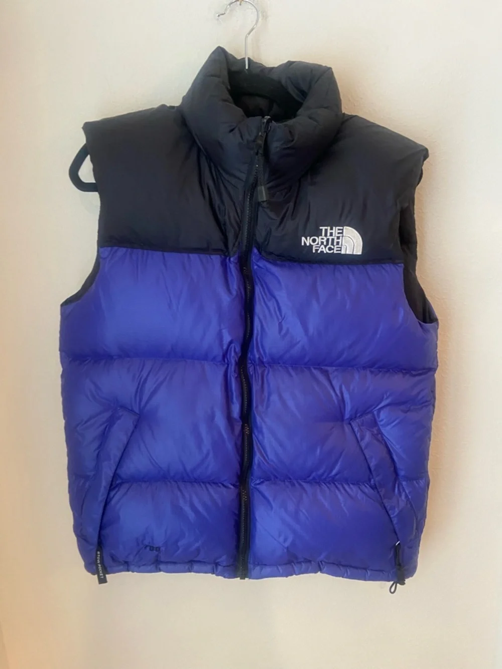 The North Face 1996 Retro Nuptse 700 Down Puffer Vest Blue Black Men’s Small